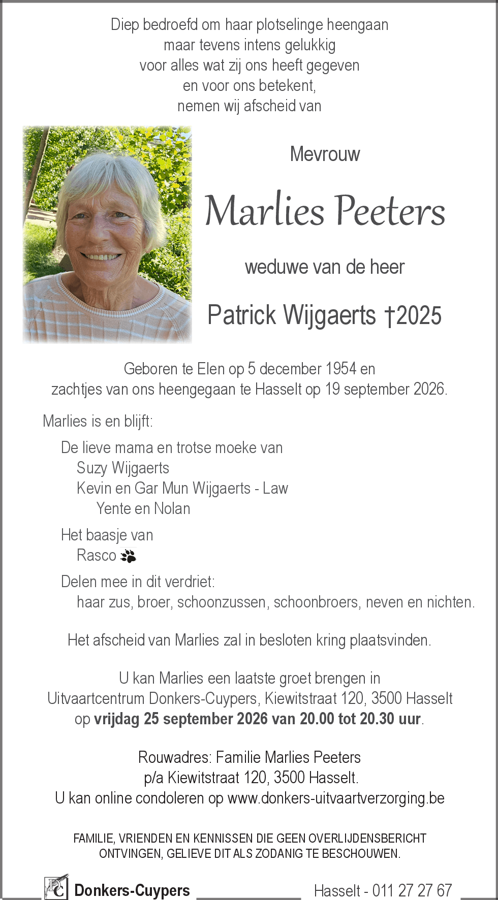 Marlies Peeters