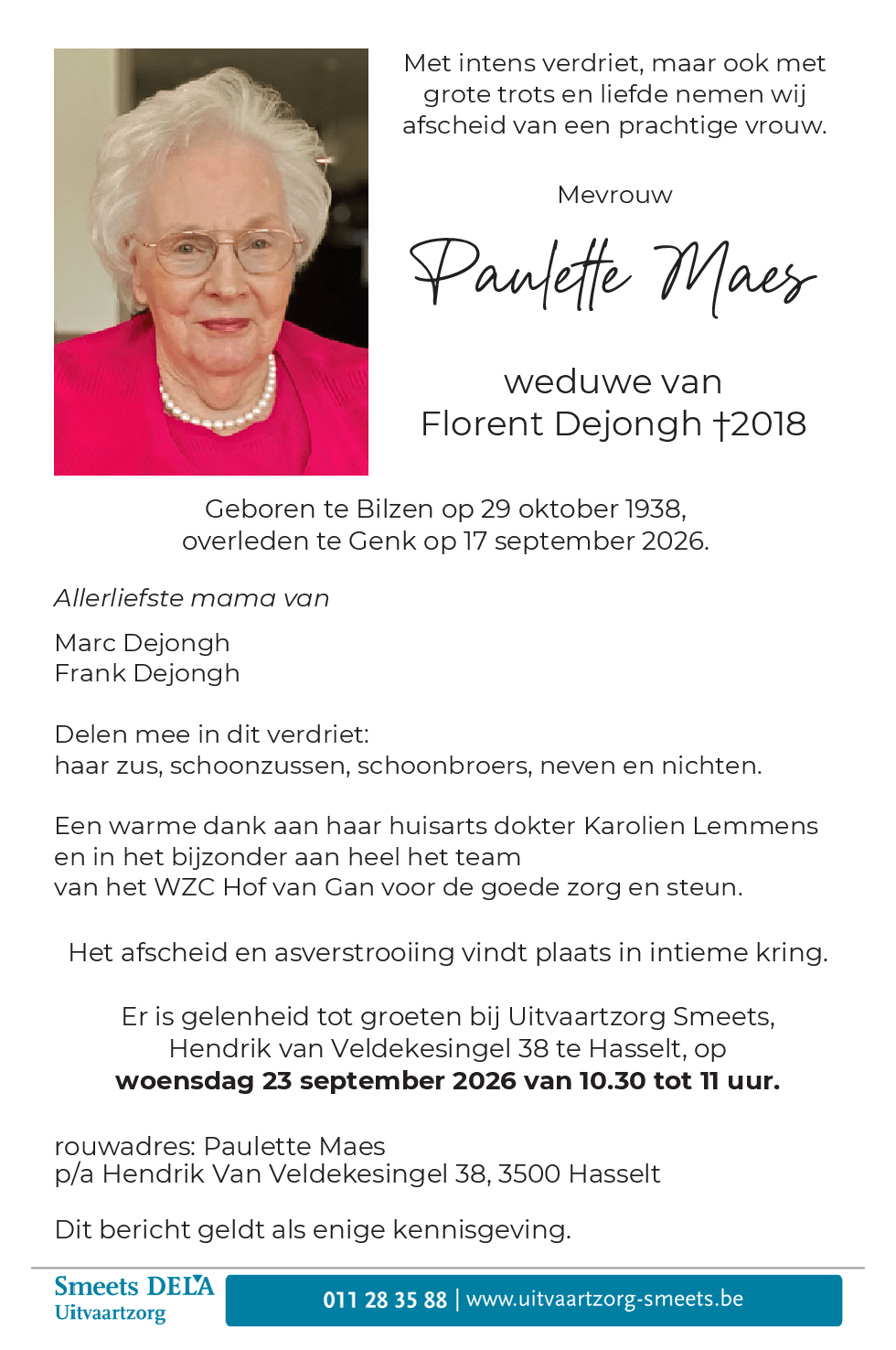 Paulette Maes
