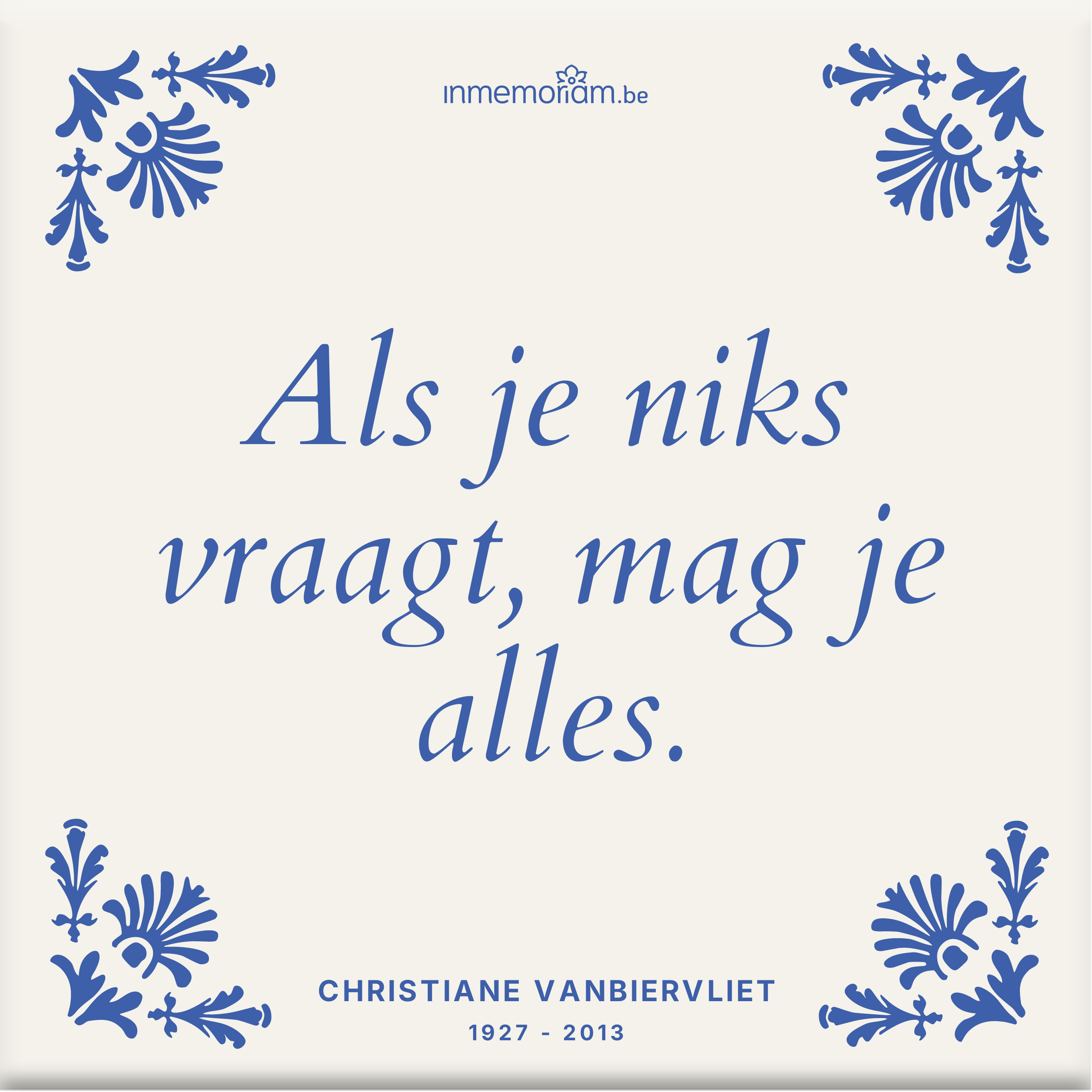 Christiane Vanbiervliet