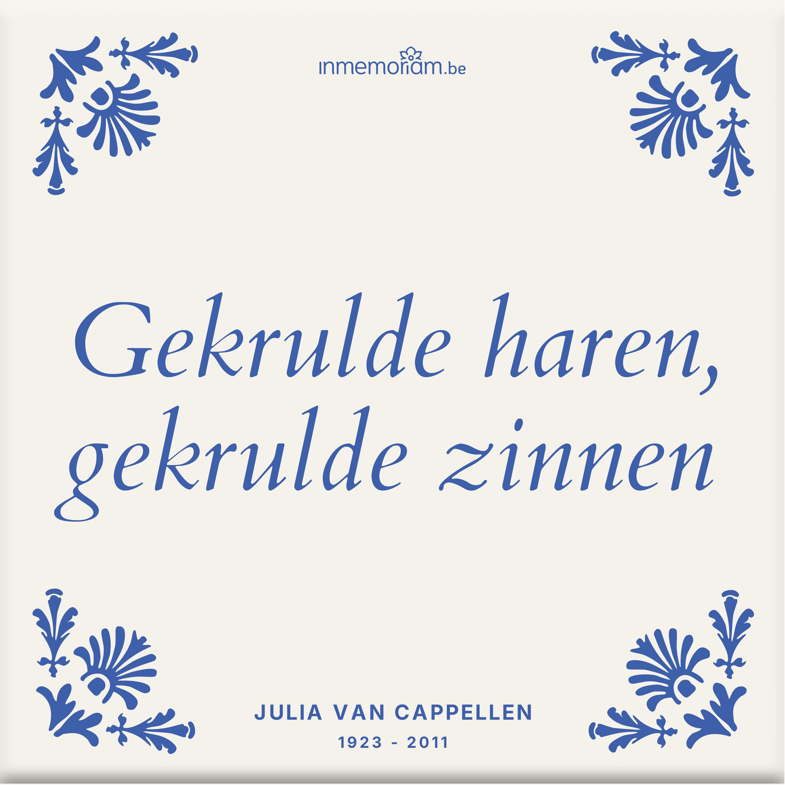 Julia van Cappe
